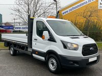 USED 2017 17 FORD TRANSIT 350 TDCi 130 L4 DROPSIDE 14ft ALLOY BODY ( D/S ) SRW 4 metre Body / Good Payload