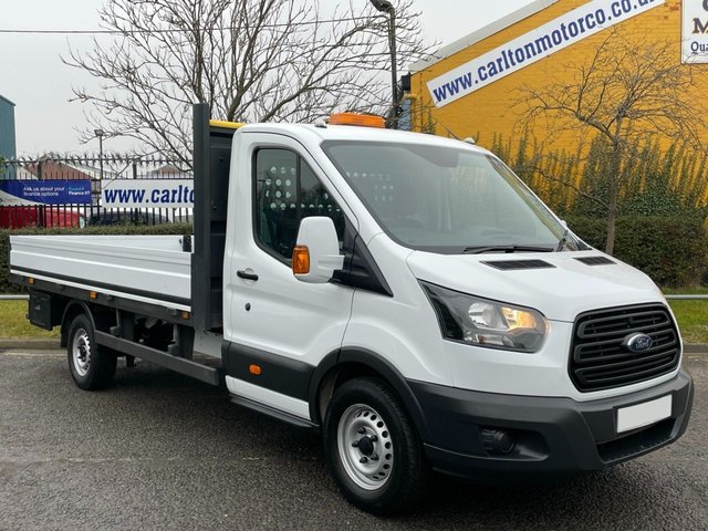 2017 17 Ford Transit 350 TDCi 130 L4 DROPSIDE 14ft ALLOY BODY ( D/S ) SRW