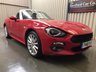USED 2018 18 FIAT 124 1.4 SPIDER MULTIAIR LUSSO PLUS 2d 139 BHP FINANCE RATES  FROM 6.9 % APR