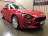 USED 2018 18 FIAT 124 1.4 SPIDER MULTIAIR LUSSO PLUS 2d 139 BHP FINANCE RATES  FROM 6.9 % APR