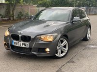 USED 2013 63 BMW 1 SERIES 2.0 118D M SPORT 5d 141 BHP 