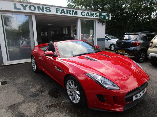 2015 15 Jaguar F-Type 3.0 V6 CONVERTIBLE 2d 340 BHP AUTOMATIC *OVER &pound;4,800+ EXTRAS*