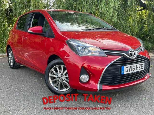 2016 16 TOYOTA YARIS 1.0 VVT-I ICON 5d 69 BHP 12 Months warranty included