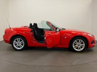 USED 2014 14 MAZDA MX-5 1.8 I ROADSTER SE 2d 125 BHP Super High Gloss red in stock ready for suimmer breeze cruising FREE UK  DELIVERY