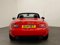 USED 2014 14 MAZDA MX-5 1.8 I ROADSTER SE 2d 125 BHP Super High Gloss red in stock ready for suimmer breeze cruising FREE UK  DELIVERY
