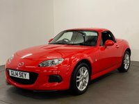 USED 2014 14 MAZDA MX-5 1.8 I ROADSTER SE 2d 125 BHP Super High Gloss red in stock ready for suimmer breeze cruising FREE UK  DELIVERY