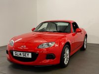 USED 2014 14 MAZDA MX-5 1.8 I ROADSTER SE 2d 125 BHP Super High Gloss red in stock ready for suimmer breeze cruising FREE UK  DELIVERY