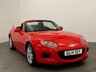 USED 2014 14 MAZDA MX-5 1.8 I ROADSTER SE 2d 125 BHP Super High Gloss red in stock ready for suimmer breeze cruising FREE UK  DELIVERY