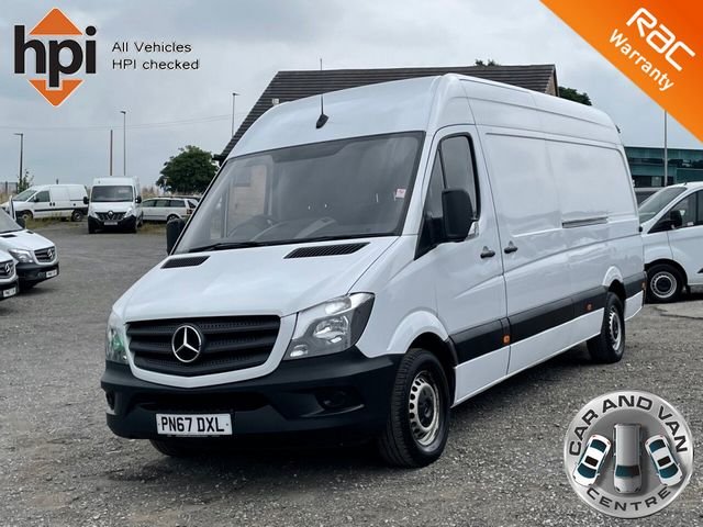 2017 67 Mercedes-Benz Sprinter 2.1 314 CDI 140 BHP EURO 6 LWB FACELIFT
