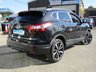 USED 2017 17 NISSAN QASHQAI 1.5 DCI TEKNA 5d 108 BHP Finished in PEARL BLACK with contrasting EBONY BLACK LEATHER HEATED SEATS. The Qashqai is one of the best selling SUV's around at the moment. This Top of the range edition is comfy, easy to drive and has enough space for 5 adults. Features include, Full heated leather, Sat Nav, Pan Roof, Electric Seats, Auto Park, 360 Reverse Cameras, B/Tooth and much more. Dealer serviced 18689 miles, 37492 miles and at 62395 on arrival at EMC. MOT due 9/8/2022.