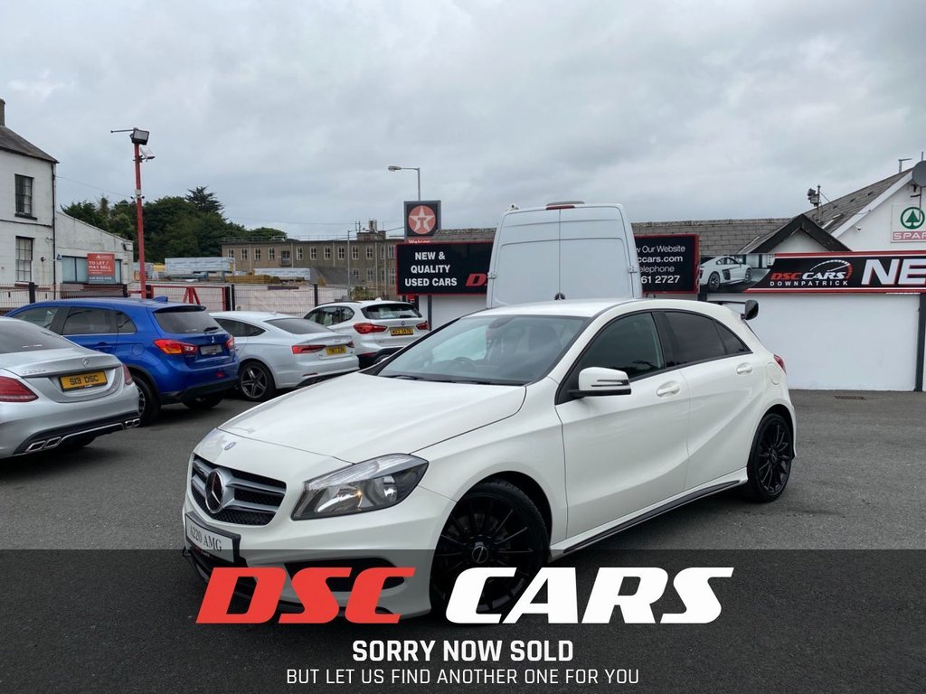 USED 2014 53 MERCEDES-BENZ A-CLASS 2.1 A220 CDI BLUEEFFICIENCY AMG SPORT 5d 170 BHP AMG REAR SPOILER