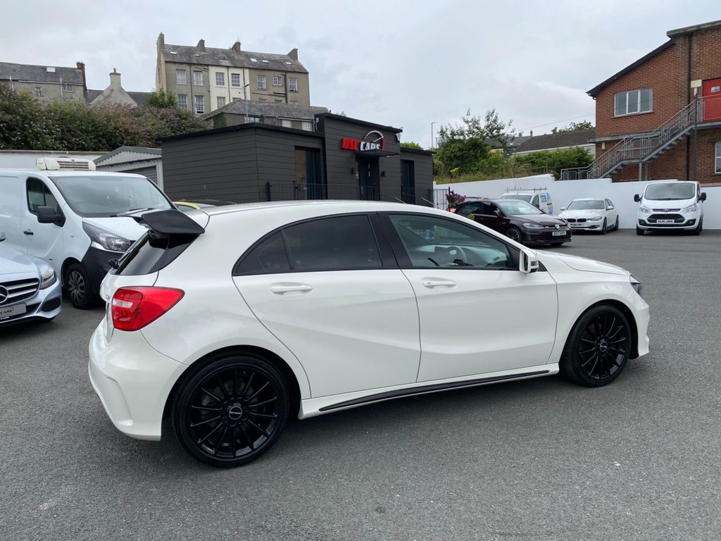 USED 2014 53 MERCEDES-BENZ A-CLASS 2.1 A220 CDI BLUEEFFICIENCY AMG SPORT 5d 170 BHP AMG REAR SPOILER