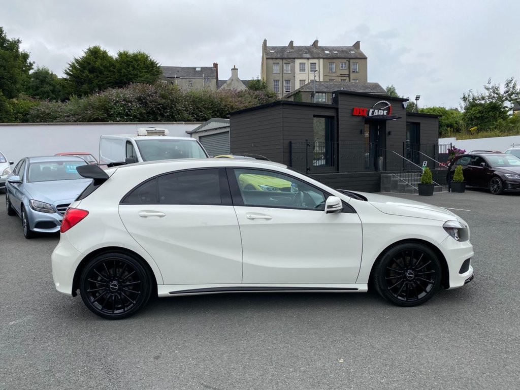 USED 2014 53 MERCEDES-BENZ A-CLASS 2.1 A220 CDI BLUEEFFICIENCY AMG SPORT 5d 170 BHP AMG REAR SPOILER