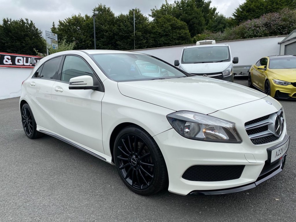 USED 2014 53 MERCEDES-BENZ A-CLASS 2.1 A220 CDI BLUEEFFICIENCY AMG SPORT 5d 170 BHP AMG REAR SPOILER