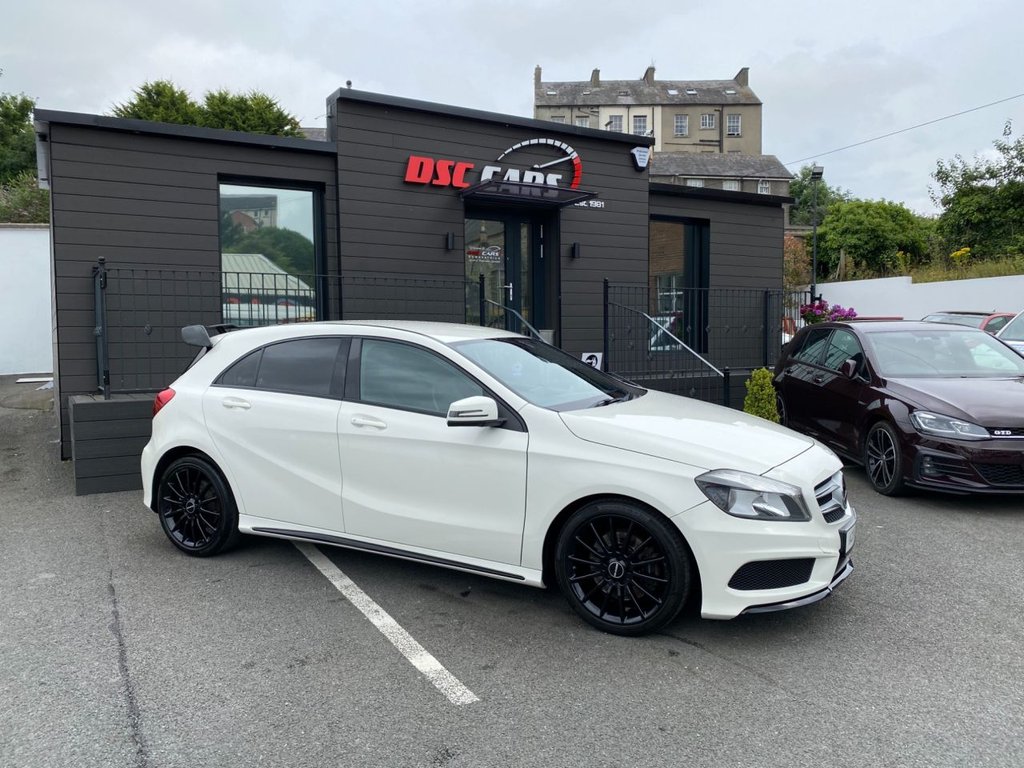 USED 2014 53 MERCEDES-BENZ A-CLASS 2.1 A220 CDI BLUEEFFICIENCY AMG SPORT 5d 170 BHP AMG REAR SPOILER