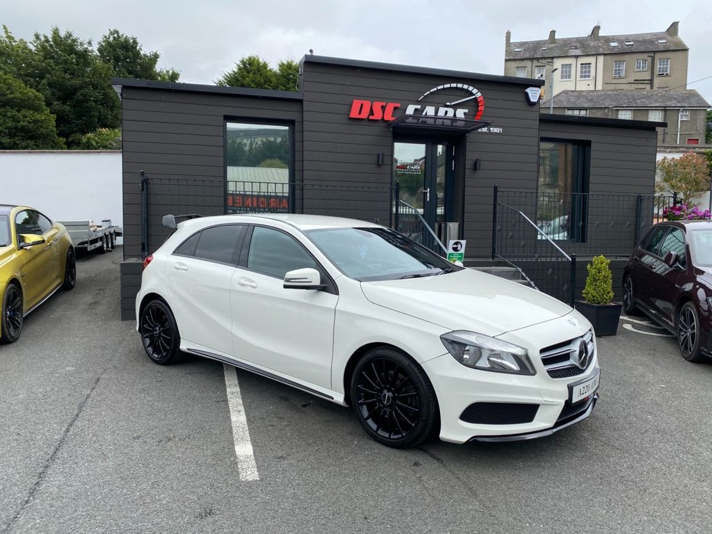 USED 2014 53 MERCEDES-BENZ A-CLASS 2.1 A220 CDI BLUEEFFICIENCY AMG SPORT 5d 170 BHP AMG REAR SPOILER