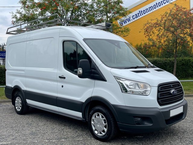 2015 65 Ford Transit 290 TDCi 100 L2 H2 MWB [ LOW MILEAGE ] ROOF RACK  P/V