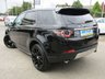 USED 2015 15 LAND ROVER DISCOVERY SPORT 2.2 SD4 HSE LUXURY 5d 190 BHP Finished in SANTORININ BLACK MET with contrasting  HEATED LEATHER SEATS. This Discovery Sport is practical, incredible off road and a comfy SUV that has 7 Seats that will swallow your family and luggage. FEATURES include Pan Roof, Electric Rear Boot, Heated Leather Seats, Sat Nav, 20" ALLOYS, Rear Camera, Park sensors, Tinted windows, Detachable Tow Bar, Heated Steering Wheel and more. Dealer serviced at 16669 miles, 18430 miles, 34811 miles, 69835 miles and at 83071 miles on arrival.