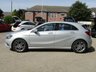 USED 2015 15 MERCEDES-BENZ A-CLASS 1.5 A180 CDI BLUEEFFICIENCY SPORT 5d 109 BHP Finished in POLAR SILVER METALLIC with contrasting PART LEATHER trim. This A class certainly looks smart, with its slim lights and smooth body panels. There's plenty of room in the front and the back which will suit the average family. Features include, &pound;20 Road Tax, Part Leather trim, B/Tooth, Cruise Control 17" alloys and much more. Dealer Serviced at 7809 miles, 14654 miles, 19988 miles, 27691 miles and at 31876 miles on 5/1/2021. 12 Months MOT.