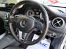USED 2015 15 MERCEDES-BENZ A-CLASS 1.5 A180 CDI BLUEEFFICIENCY SPORT 5d 109 BHP Finished in POLAR SILVER METALLIC with contrasting PART LEATHER trim. This A class certainly looks smart, with its slim lights and smooth body panels. There's plenty of room in the front and the back which will suit the average family. Features include, &pound;20 Road Tax, Part Leather trim, B/Tooth, Cruise Control 17" alloys and much more. Dealer Serviced at 7809 miles, 14654 miles, 19988 miles, 27691 miles and at 31876 miles on 5/1/2021. 12 Months MOT.