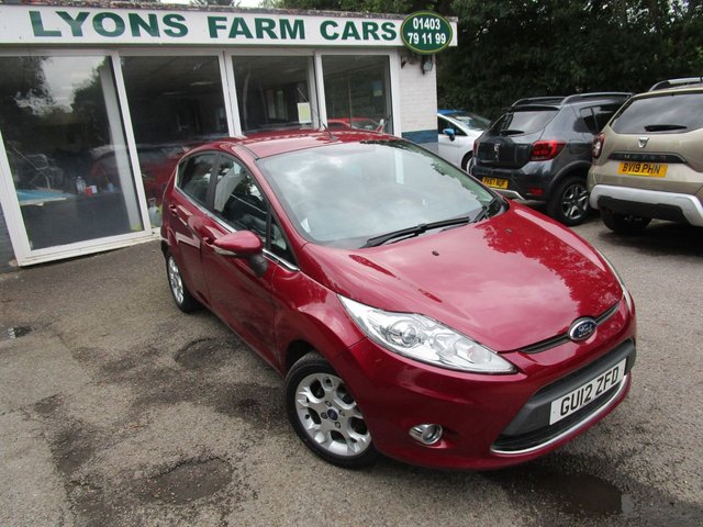 2012 12 Ford Fiesta 1.2 ZETEC 5d 81 BHP