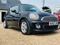 USED 2012 62 MINI HATCH ONE 1.6 ONE 3d 98 BHP FSH - New Clutch - Pepper Pack