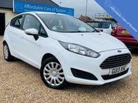 USED 2013 13 FORD FIESTA 1.2 STYLE 5 DOOR 5 Door Petrol Fiesta in Bright Frozen White