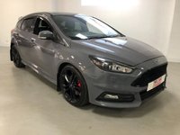 USED 2016 16 FORD FOCUS 2.0 ST-3 TDCI 5d 183 BHP * PRIVACY GLASS * CLIMATE CONTROL * PARKING SENSORS * LEATHER TRIM * 19 INCH AOLLY WHEELS * MOT MARCH 22 *