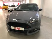 USED 2016 16 FORD FOCUS 2.0 ST-3 TDCI 5d 183 BHP * PRIVACY GLASS * CLIMATE CONTROL * PARKING SENSORS * LEATHER TRIM * 19 INCH AOLLY WHEELS * MOT MARCH 22 *