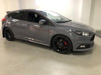 USED 2016 16 FORD FOCUS 2.0 ST-3 TDCI 5d 183 BHP * PRIVACY GLASS * CLIMATE CONTROL * PARKING SENSORS * LEATHER TRIM * 19 INCH AOLLY WHEELS * MOT MARCH 22 *