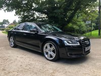USED 2015 15 AUDI A8 3.0 TDI QUATTRO SPORT EXECUTIVE 4d 254 BHP ZERO DEPOSIT FINANCE AVAILABLE