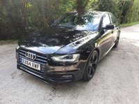 USED 2014 64 AUDI A4 2.0 TDI BLACK EDITION START/STOP 4d 148 BHP ZERO DEPOSIT FINANCE AVAILABLE