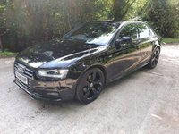 USED 2014 64 AUDI A4 2.0 TDI BLACK EDITION START/STOP 4d 148 BHP ZERO DEPOSIT FINANCE AVAILABLE