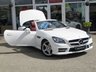 USED 2013 63 MERCEDES-BENZ SLK 2.1 SLK250 CDI BLUEEFFICIENCY AMG SPORT 2d 204 BHP Finished in ARCTIC WHITE with Red Pepper Sports LEATHER TRIM. This SLK is a low mileage luxury two-seater roadster. This great looking head turner is stylish and offers impressive refinement thanks to its folding hard-top, along with affordable and economical running costs. Features include Full Red Leather, DAB radio, B/Tooth, Cruise Control, Front and Rear Park Sensors, Pan Roof and much more. Mercedes Dealer serviced at 5802 miles, 11276 miles, 16510 miles and on arrival at 50247 miles.