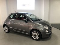 USED 2010 10 FIAT 500 1.2 LOUNGE DUALOGIC 3d 69 BHP * CLIMATE * LEATHER TRIM * PARKING SENSORS * LEATHER TRIM  *