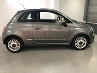 USED 2010 10 FIAT 500 1.2 LOUNGE DUALOGIC 3d 69 BHP * CLIMATE * LEATHER TRIM * PARKING SENSORS * LEATHER TRIM  *