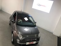 USED 2010 10 FIAT 500 1.2 LOUNGE DUALOGIC 3d 69 BHP * CLIMATE * LEATHER TRIM * PARKING SENSORS * LEATHER TRIM  *