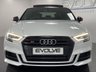 USED 2017 67 AUDI S3 2.0 TFSI QUATTRO BLACK EDITION 4d 306 BHP PAN ROOF, VIRTUAL DASH, NAV!