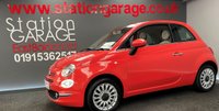 USED 2016 16 FIAT 500 1.2 LOUNGE 3d 69 BHP LOW MILEAGE &pound;20TAX TOUCH MEDIA