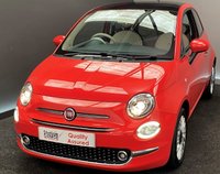 USED 2016 16 FIAT 500 1.2 LOUNGE 3d 69 BHP LOW MILEAGE &pound;20TAX TOUCH MEDIA