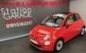 USED 2016 16 FIAT 500 1.2 LOUNGE 3d 69 BHP LOW MILEAGE &pound;20TAX TOUCH MEDIA