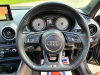 USED 2018 18 AUDI A3 2.0 S3 SPORTBACK TFSI QUATTRO BLACK EDITION 5d 306 BHP NANO GREY VERY HIGH UNIQUE SPEC