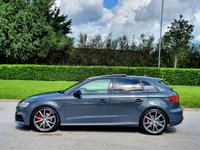 USED 2018 18 AUDI A3 2.0 S3 SPORTBACK TFSI QUATTRO BLACK EDITION 5d 306 BHP NANO GREY VERY HIGH UNIQUE SPEC