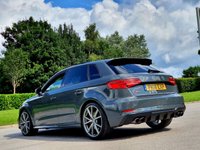 USED 2018 18 AUDI A3 2.0 S3 SPORTBACK TFSI QUATTRO BLACK EDITION 5d 306 BHP NANO GREY VERY HIGH UNIQUE SPEC