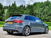 USED 2018 18 AUDI A3 2.0 S3 SPORTBACK TFSI QUATTRO BLACK EDITION 5d 306 BHP NANO GREY VERY HIGH UNIQUE SPEC