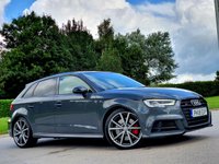 USED 2018 18 AUDI A3 2.0 S3 SPORTBACK TFSI QUATTRO BLACK EDITION 5d 306 BHP NANO GREY VERY HIGH UNIQUE SPEC
