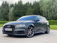 USED 2018 18 AUDI A3 2.0 S3 SPORTBACK TFSI QUATTRO BLACK EDITION 5d 306 BHP NANO GREY VERY HIGH UNIQUE SPEC