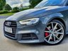 USED 2018 18 AUDI A3 2.0 S3 SPORTBACK TFSI QUATTRO BLACK EDITION 5d 306 BHP NANO GREY VERY HIGH UNIQUE SPEC