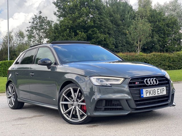 2018 18 Audi A3 2.0 S3 SPORTBACK TFSI QUATTRO BLACK EDITION 5d 306 BHP