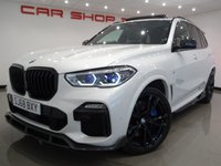 USED 2018 68 BMW X5 3.0 M50D (400 PS) AUTO XDRIVE (S/S) + COLOSSAL SPEC + �&pound;25,000 EXTRAS + E/H/M EXT COMFORT LEATHERS + SKYLOUNGE PANORAMIC SUNROOF + HARMAN KARDON + LASER LIGHTS 22 S+BODY KIT+LEDS+360 CAM+LEATHER+NAV+ADAPT CRUISE
